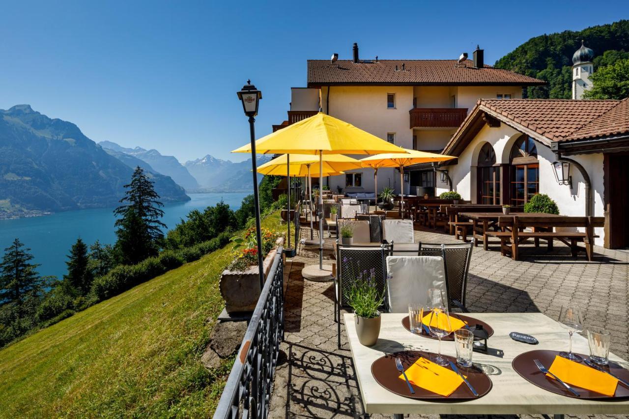 Hotel Und Naturhaus Bellevue Seelisberg Exterior photo